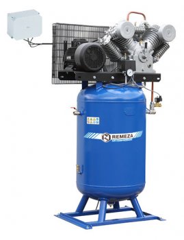 Kolbenkompressor 270 l, 7,5 kW, 10 bar, 1400 l/min Ansaugleistung mit eingebauter Stern-Dreieckschaltung