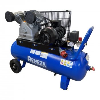 Kolben-Kompressor 4,0 kW, fahrbar, 90L Kessel, 10 bar, 690 l/min Ansaugleistung