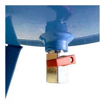 11 bar Druckluftbehälter, 500L stehend, inkl. Armaturen