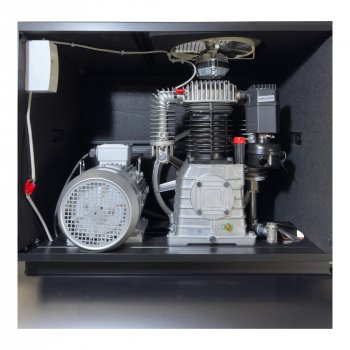 Werkstatt-Kompressor SILENT (69dBA) 5,5 kW, 500 L. Kessel, 850 l/min, 11 Bar