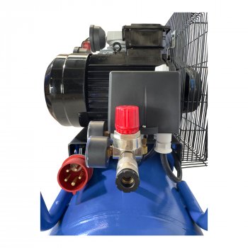 Kolben-Kompressor 4,0 kW, fahrbar, 90L Kessel, 10 bar, 690 l/min Ansaugleistung