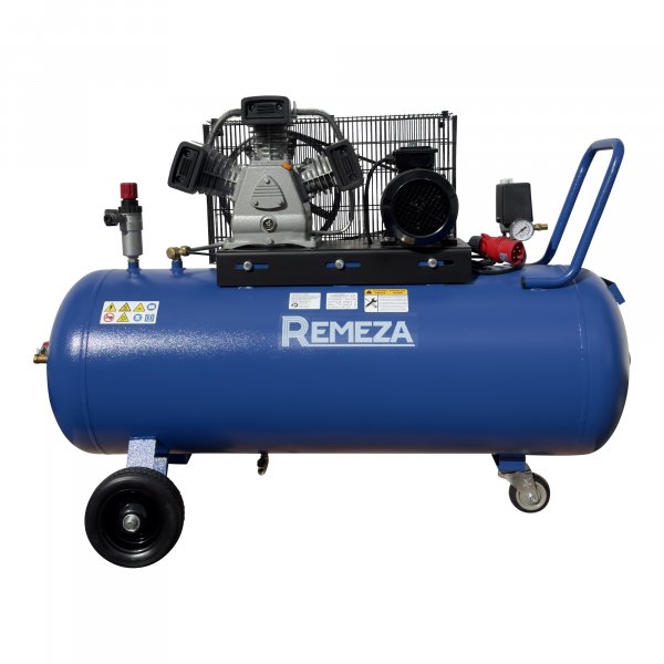 Mobiler Kompressor mit 200 liter Kessel und 3 kW