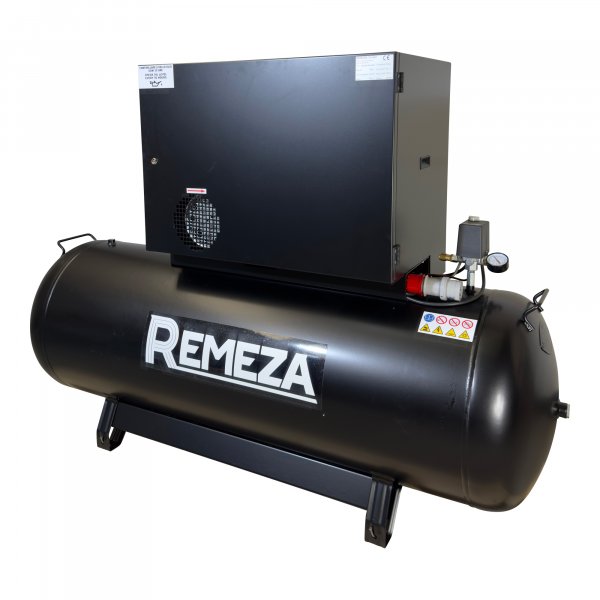 Werkstatt-Kompressor SILENT (69dBA) 5,5 kW, 500 L. Kessel, 850 l/min, 11 Bar