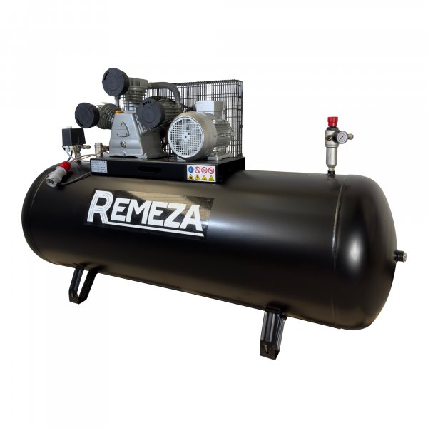 Stationärer Werkstattkompressor mit 500 liter Kessel und 5,5 kW